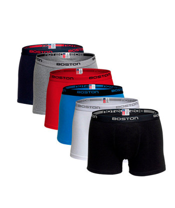 Boston Pack x6 Bóxer Corto Multicolor 2