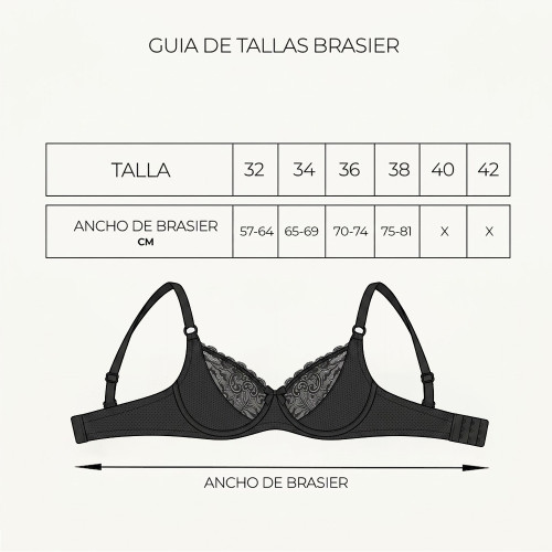 Brasier Peter Pan Realce Natural Blanco 2020