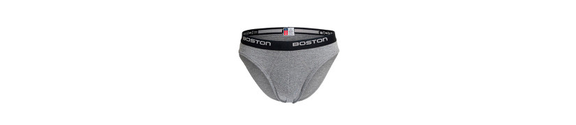 Trusas Boston Hombre Gris Claro