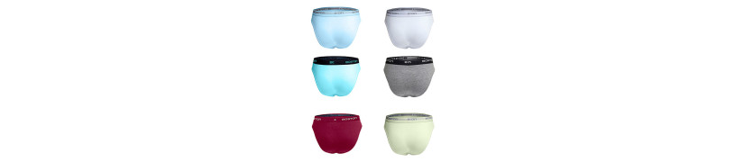 Pack X6 Trusas Boston Hombre 100% Algodón Multicolor 2