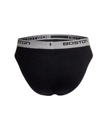 Pack x4 Trusas Boston Hombre Bikini Negro