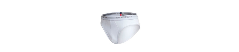 Pack x4 Trusas Boston Hombre Bikini Blanco
