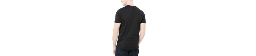 Polo Boston Manga Corta Cuello Redondo Negro