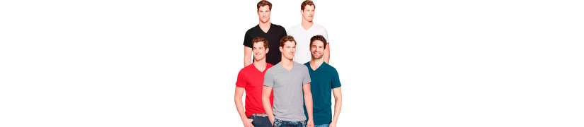 Pack x5 Polo Boston Cuello V Multicolor