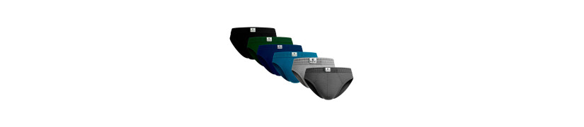 Pack X6 Trusas Boston Bikini Algodón Multicolor