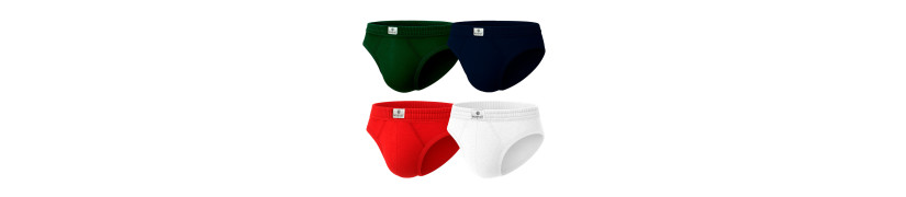Pack x4 Trusas Boston Recubierto Bikini Multicolor