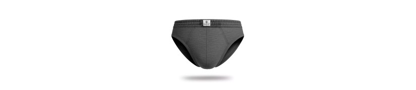 Pack x4 Trusas Boston Recubierto Bikini Plomo oscuro