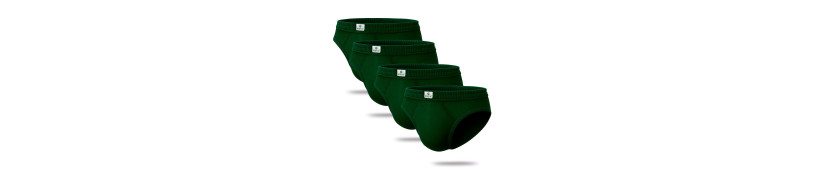 Pack x4 Trusas Boston Recubierto Bikini Verde