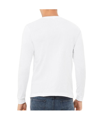 Polo Boston Manga Larga Cuello Redondo - Blanco