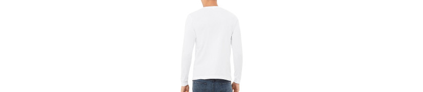 Pack x3 Polo Boston Manga Larga Cuello Redondo - Blanco..