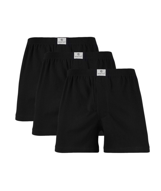 Pack x3 Short Boston Negro