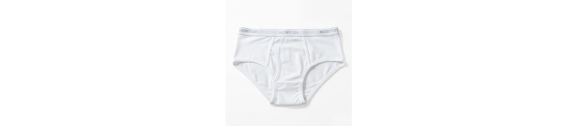 Pack X6 Trusas Boston Clásica Blanco 100% Algodón