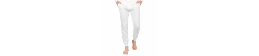 Pijama Afranelada Boston - Blanco