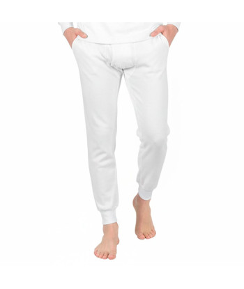 Pijama Afranelada Boston - Blanco