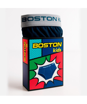 Calzoncillo Boston Kids Azul Acero