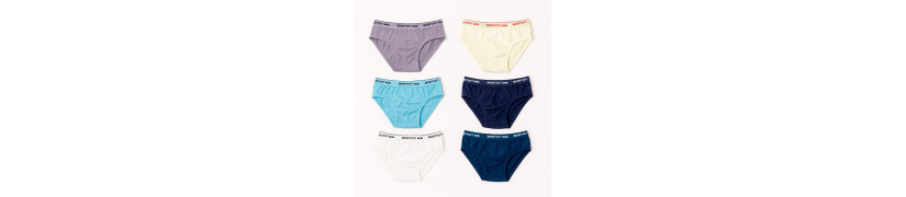 Calzoncillos Boston Kids Pack X6 Multicolor Algodón