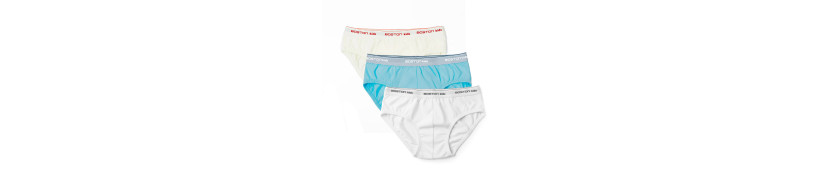Pack x3 Calzoncillos Boston Kids Blanco