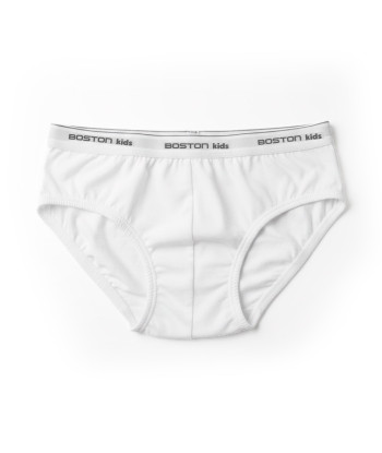 Pack x3 Calzoncillos Boston Kids Blanco