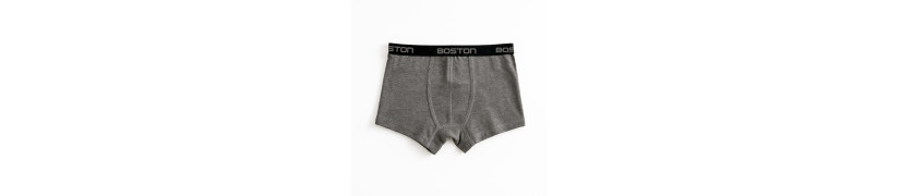 Bóxer Corto Boston Kids Plomo Oscuro
