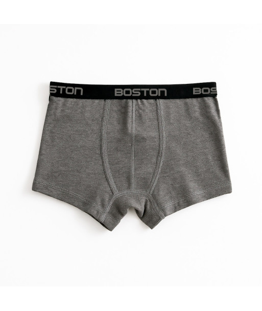 Bóxer Corto Boston Kids Plomo Oscuro