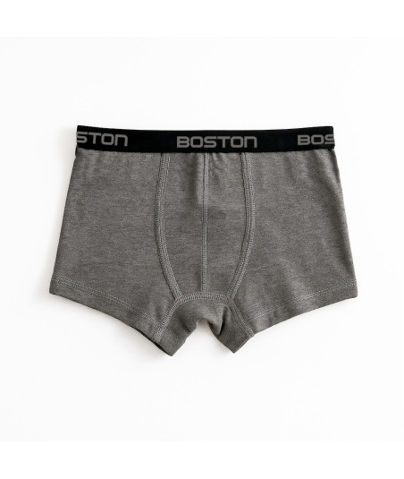 Bóxer Corto Boston Kids Plomo Oscuro