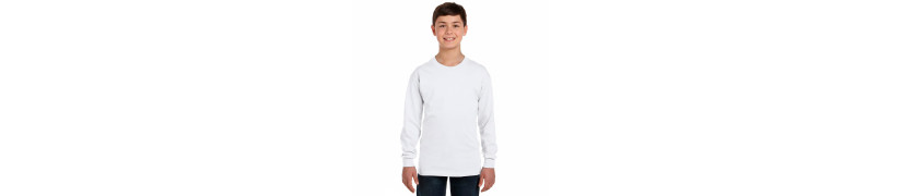 Pack x3 Polo Boston Manga Larga Para Niños