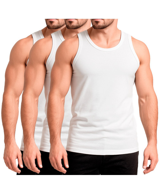 Pack x3 Bvd Stripper Basico Premium Blanco