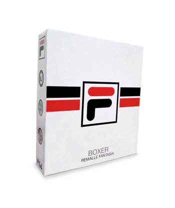 Bóxer Fila Pretina Ancha Plomo Claro
