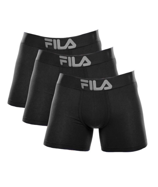 Pack x3 Bóxer Fila Pretina Ancha Negro