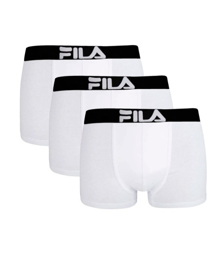 Pack x3 Bóxer Fila Pretina Ancha Blanco
