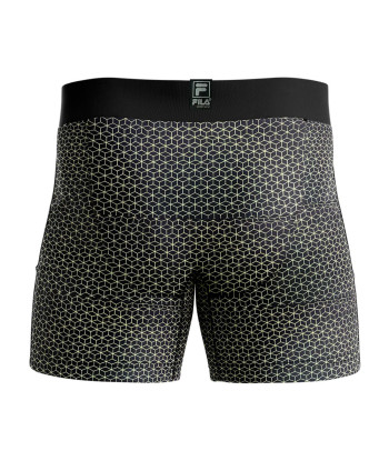 Bóxer Fila Estampado Cub FC 312 Negro