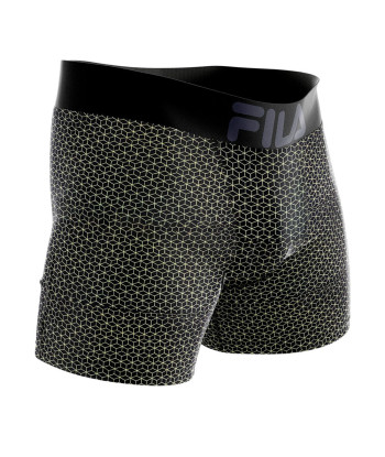 Bóxer Fila Estampado Cub FC 312 Negro