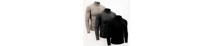 Set de 3 Polos Fila Manga Larga Cuello Alto - Multicolor 2